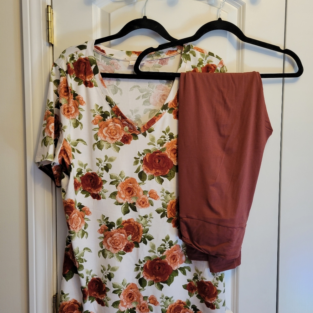 Lularoe iris & TC leggings outfit
